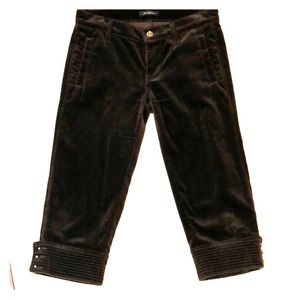 7 for all mankind brown velvet crops.